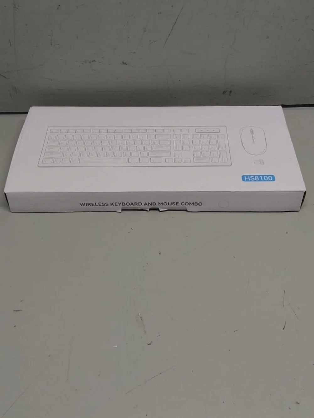 Wireless Keyboard Mouse Combo Full Size 2.4GHz USB Latte Color NEW